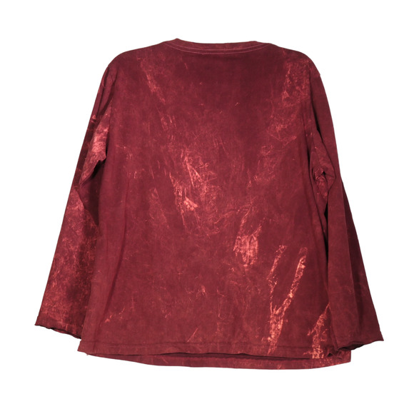 The Royal Collection Tee Womens Large Tie Dye Factory Distressed Metallic Sun - Picture 5 of 6